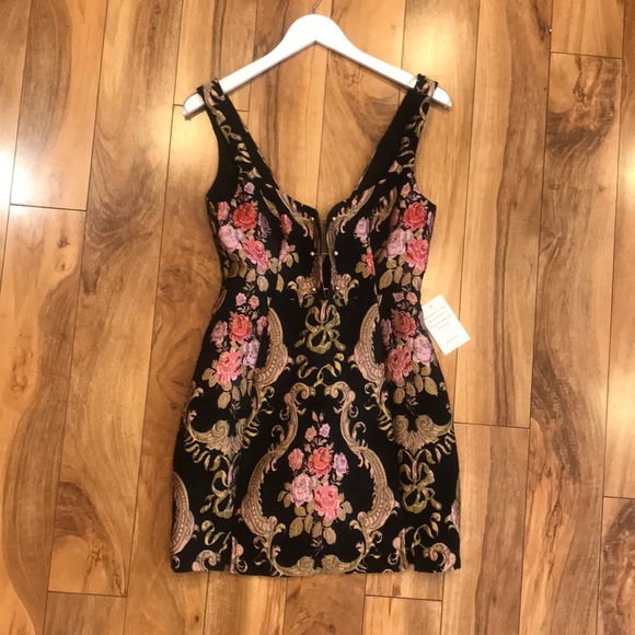 For Love And Lemons Dresses & Skirts - Barcode Tapestry Dress by For Love & Lemons